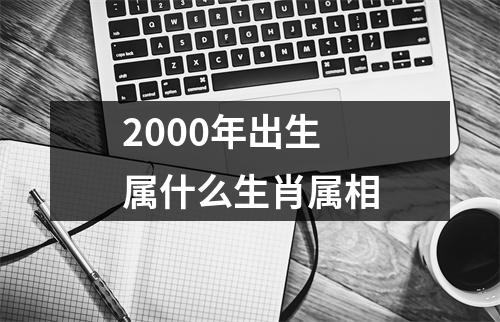 2000年出生属什么生肖属相