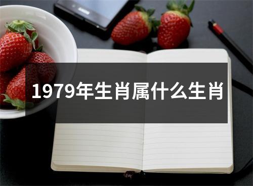 1979年生肖属什么生肖