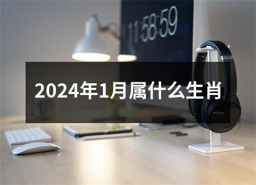 2024年1月属什么生肖