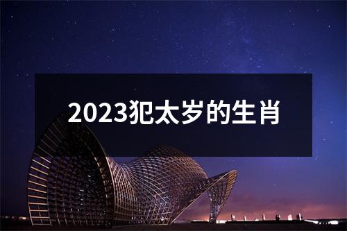 2023犯太岁的生肖