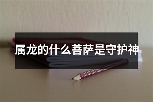 属龙的什么菩萨是守护神