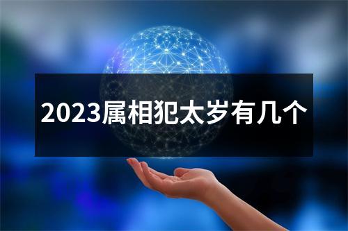 2023属相犯太岁有几个