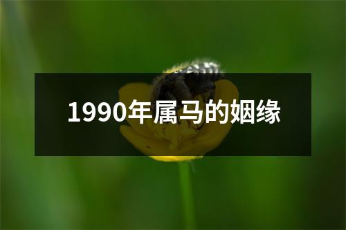 1990年属马的姻缘