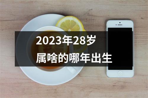 2023年28岁属啥的哪年出生