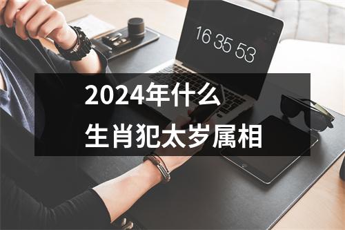 2024年什么生肖犯太岁属相