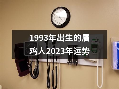 1993年出生的属鸡人2023年运势