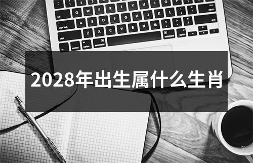 2028年出生属什么生肖