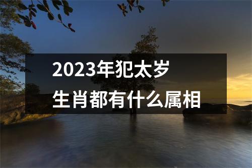 2023年犯太岁生肖都有什么属相