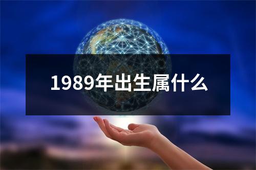 1989年出生属什么