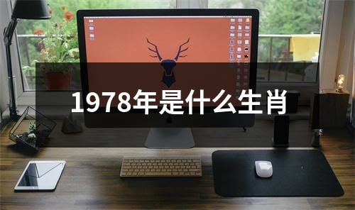 1978年是什么生肖