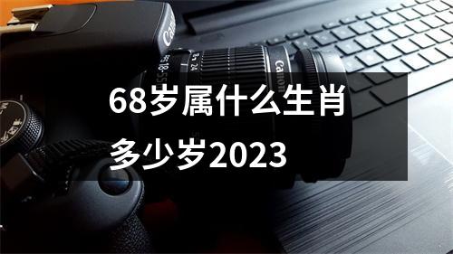 68岁属什么生肖多少岁2023