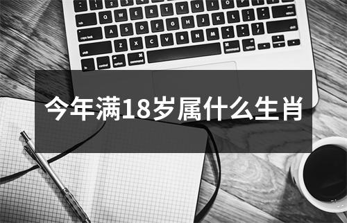 今年满18岁属什么生肖