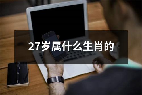 27岁属什么生肖的