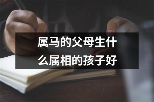 属马的父母生什么属相的孩子好