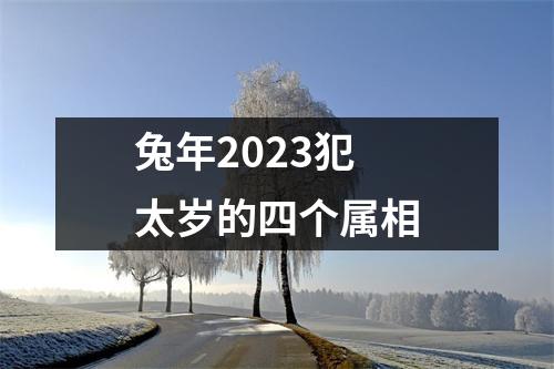 兔年2023犯太岁的四个属相