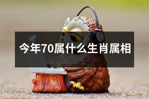 今年70属什么生肖属相