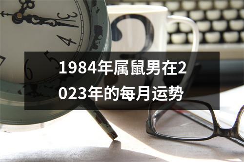 1984年属鼠男在2023年的每月运势