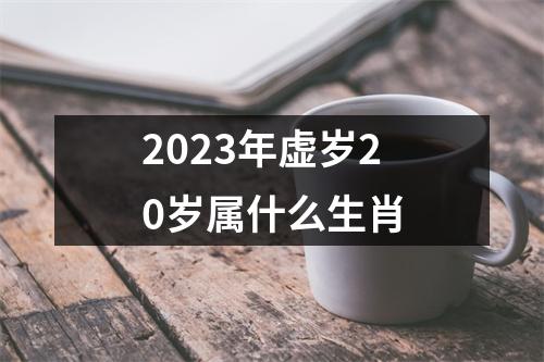 2023年虚岁20岁属什么生肖