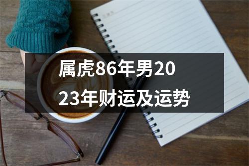 属虎86年男2023年财运及运势