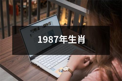 1987年生肖