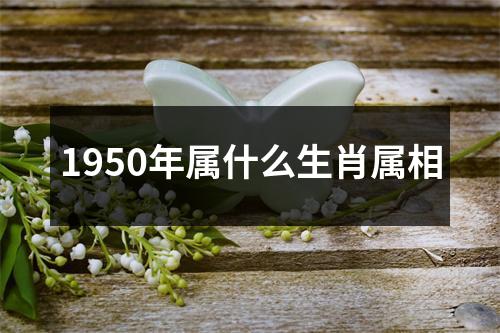 1950年属什么生肖属相