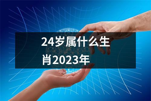 24岁属什么生肖2023年