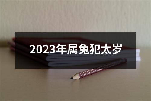 2023年属兔犯太岁