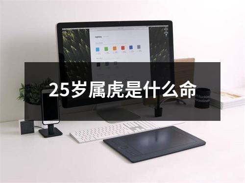 25岁属虎是什么命