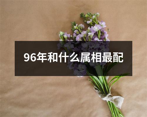 96年和什么属相最配