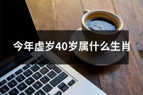 今年虚岁40岁属什么生肖