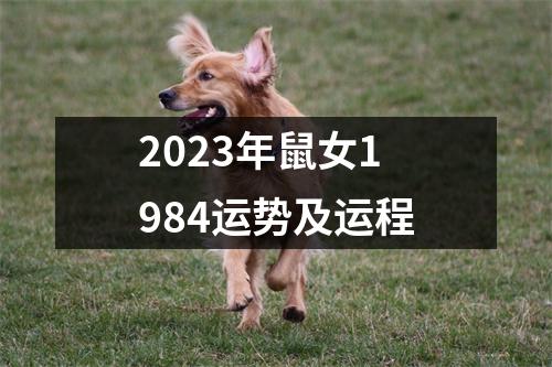 2023年鼠女1984运势及运程