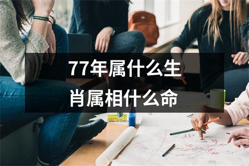 77年属什么生肖属相什么命