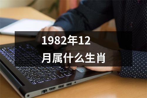 1982年12月属什么生肖