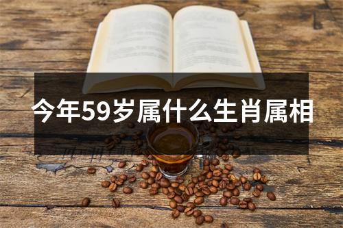 今年59岁属什么生肖属相