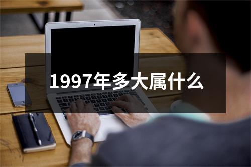 1997年多大属什么