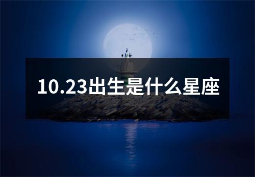 10.23出生是什么星座