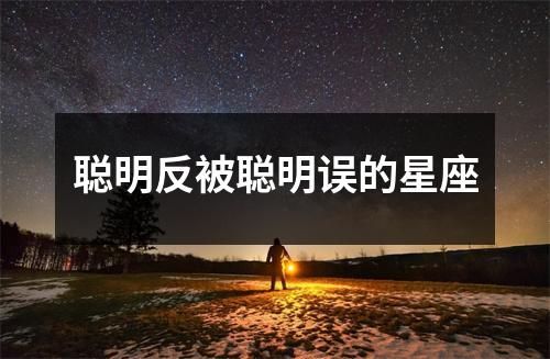 聪明反被聪明误的星座