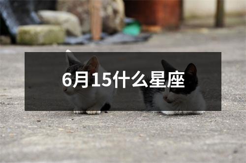 6月15什么星座