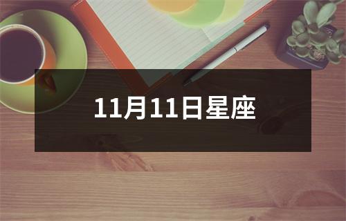 11月11日星座