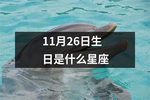 11月26日生日是什么星座