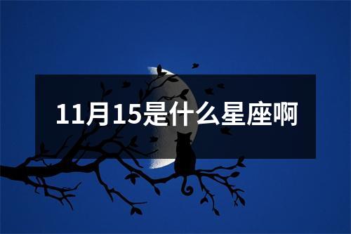 11月15是什么星座啊