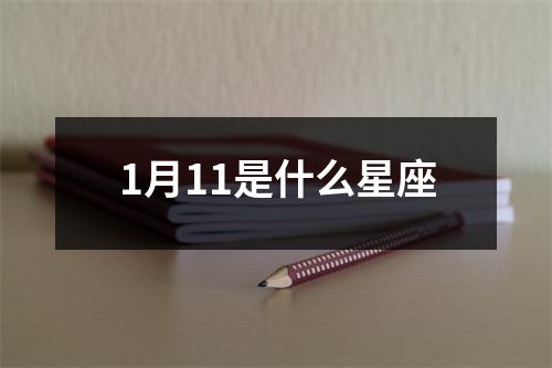 1月11是什么星座