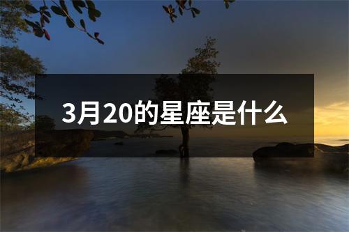 3月20的星座是什么