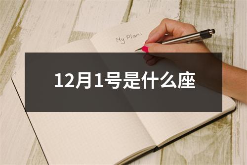 12月1号是什么座