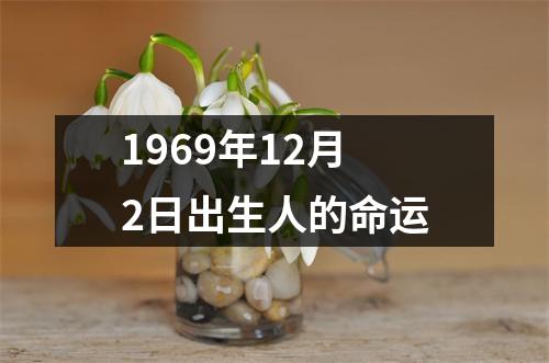 1969年12月2日出生人的命运