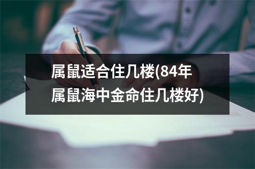 属鼠适合住几楼(84年属鼠海中金命住几楼好)