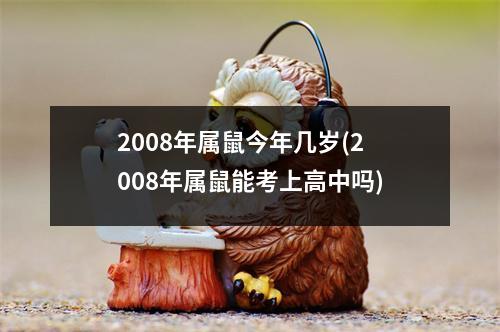 2008年属鼠今年几岁(2008年属鼠能考上高中吗)