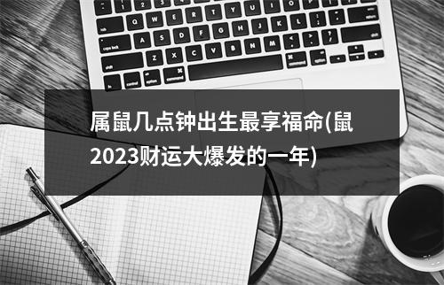 属鼠几点钟出生享福命(鼠2023财运大爆发的一年)