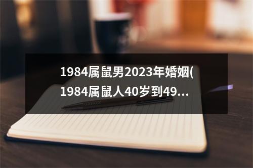 1984属鼠男2023年婚姻(1984属鼠人40岁到49岁运程)