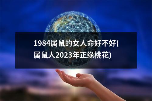 1984属鼠的女人命好不好(属鼠人2023年正缘桃花)